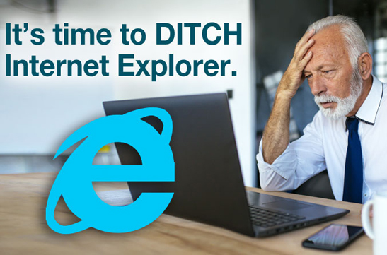 Ditch Internet explorer