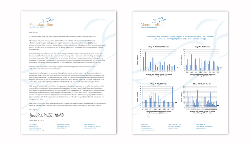 Case Study Mountain Blue Cancer Care Armada Medical Marketing