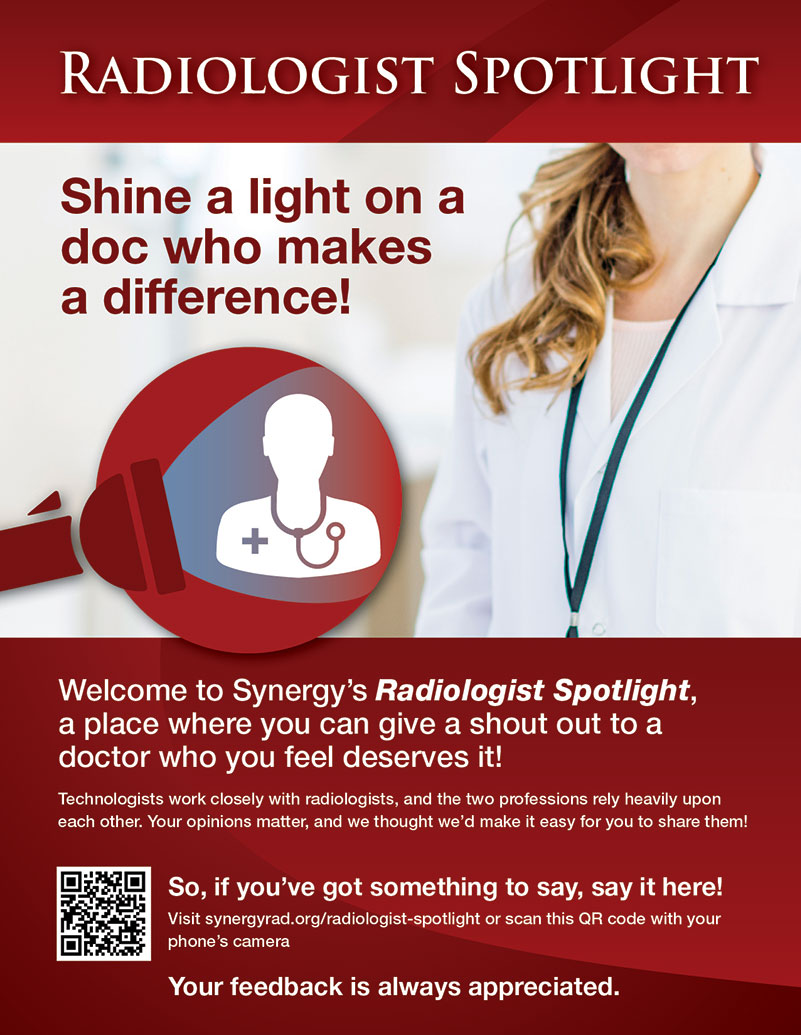 Radiologist Spotlight for Synergy Radiology Associates